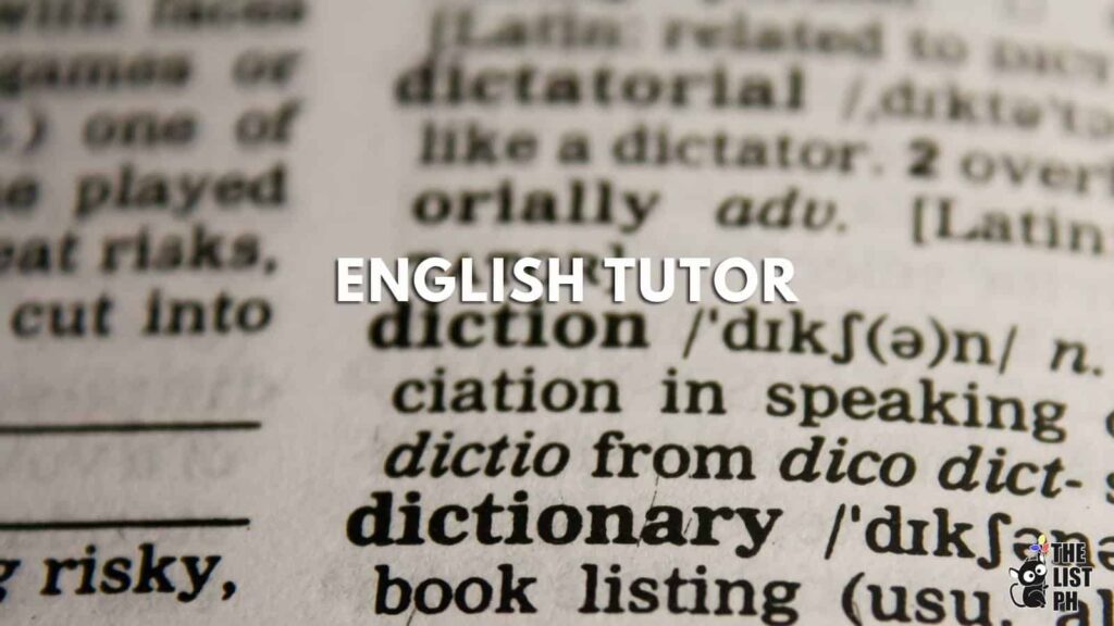 English Tutor / English as a Second Language (ESL) Instructor Home Based Job