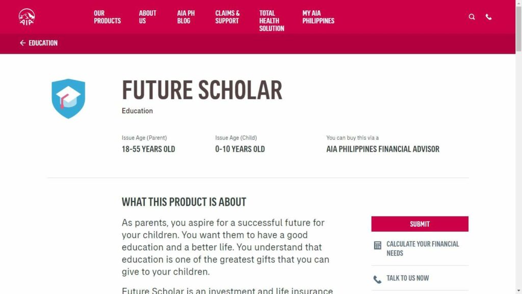 AIA Future Scholar