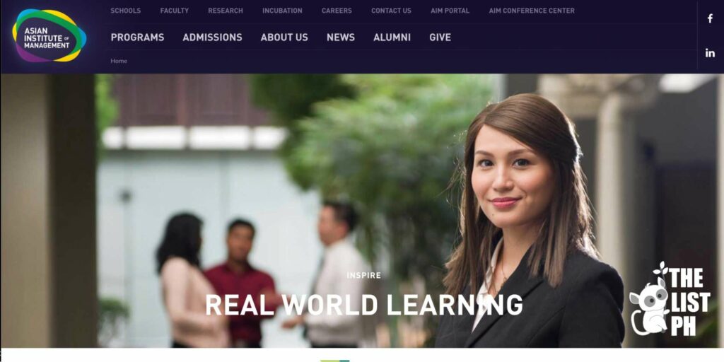 Asian Institute of Management Homepage