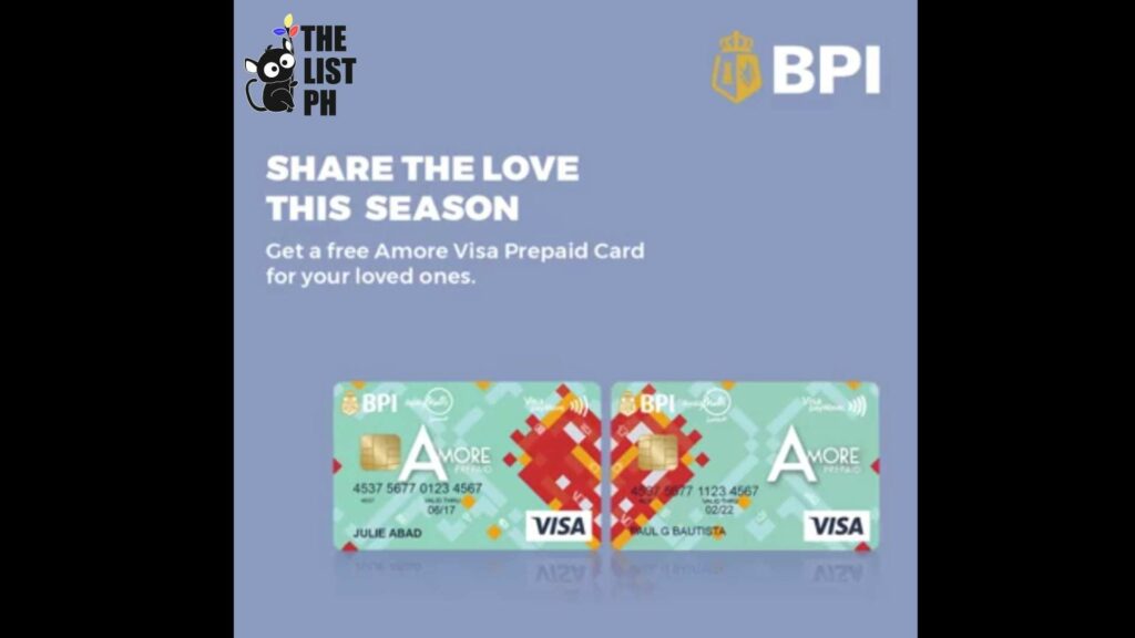 BPI Amore Prepaid VISA Card