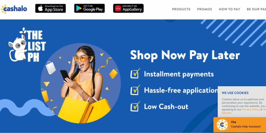 Cashalo Homepage