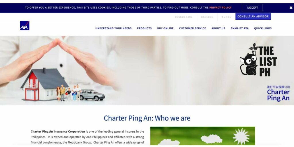 Charter Ping An Homepage