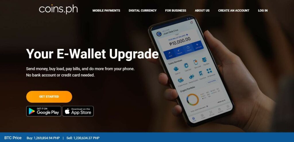 Coins.ph Homepage