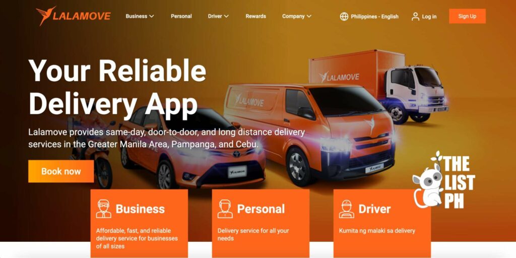 Lalamove Homepage