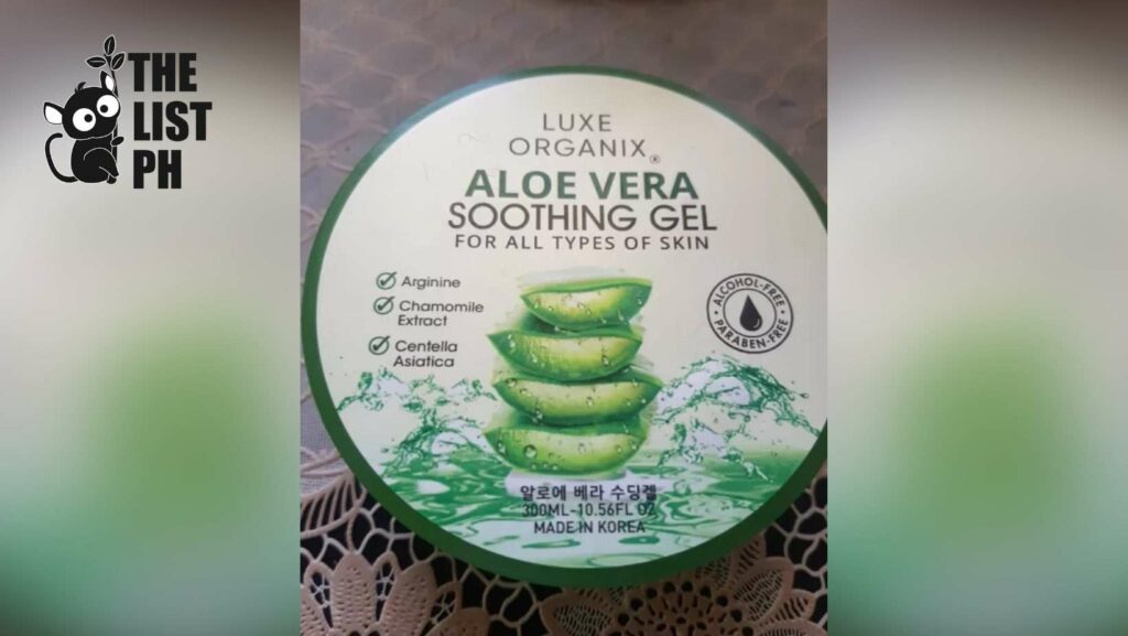 Luxe Organix Aloe Vera Soothing Gel Homepage