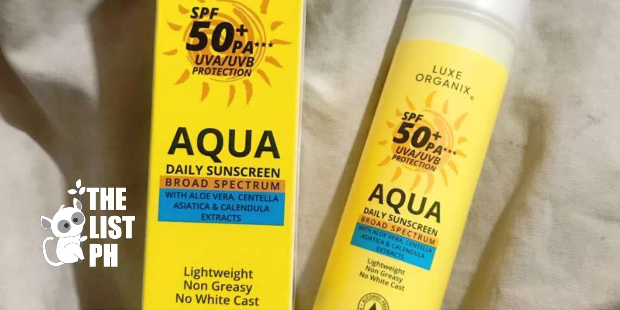 Luxe Organix Aqua Daily Sunscreen