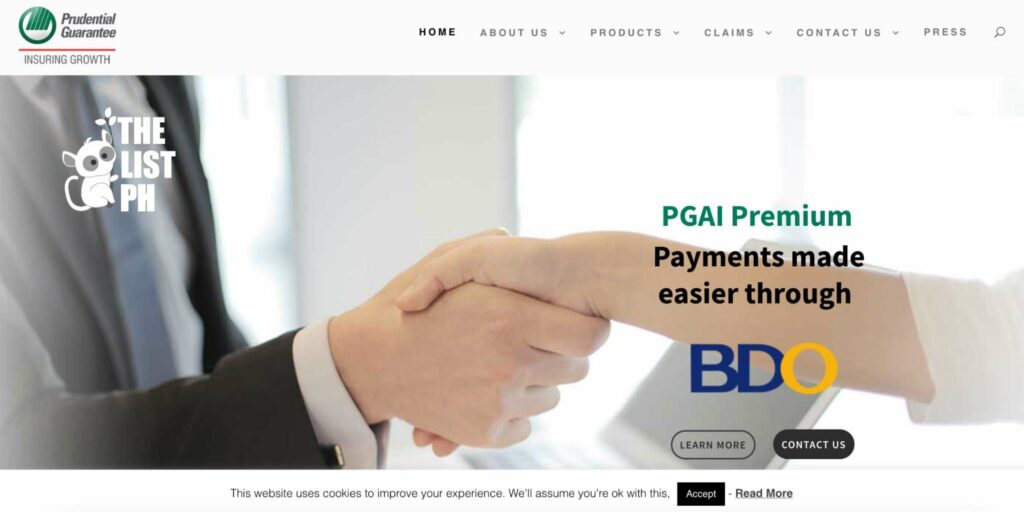 Prudential Guarantee Homepage