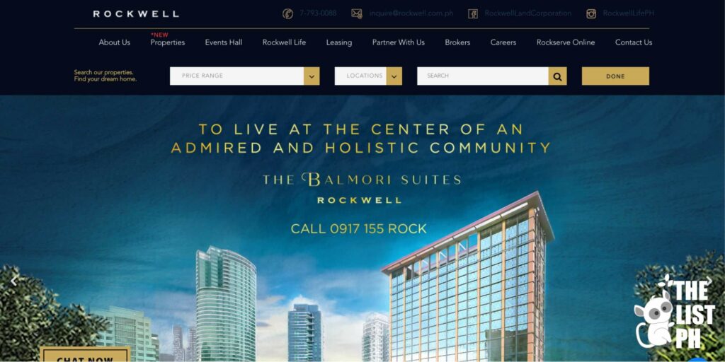Rockwell Land Homepage