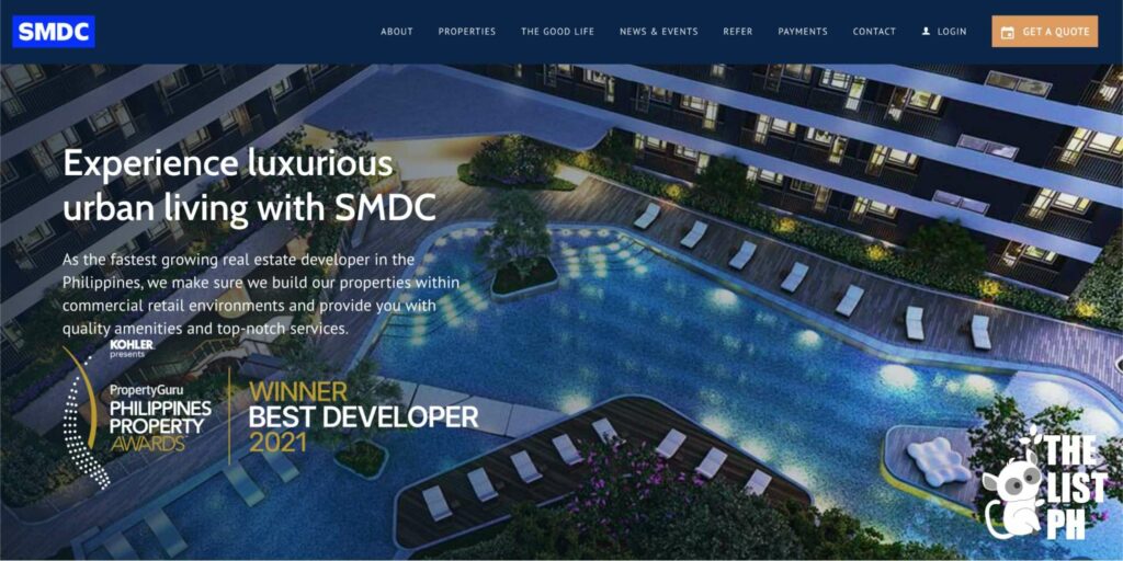 SM Development Corporation Homepage