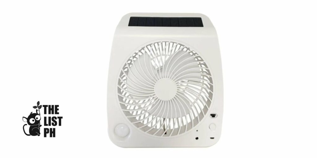 Akari 7 Rechargeable Fan with 1W Solar Panel Homepage