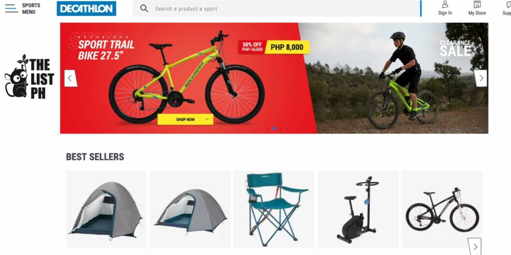 Decathlon Homepage