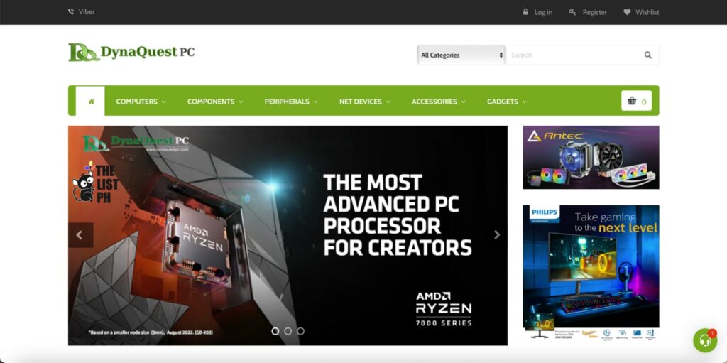 Dynaquest PC Homeppage