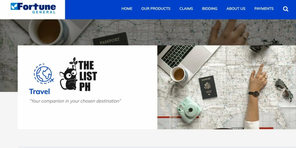 Fortune General Travel Access Homepage