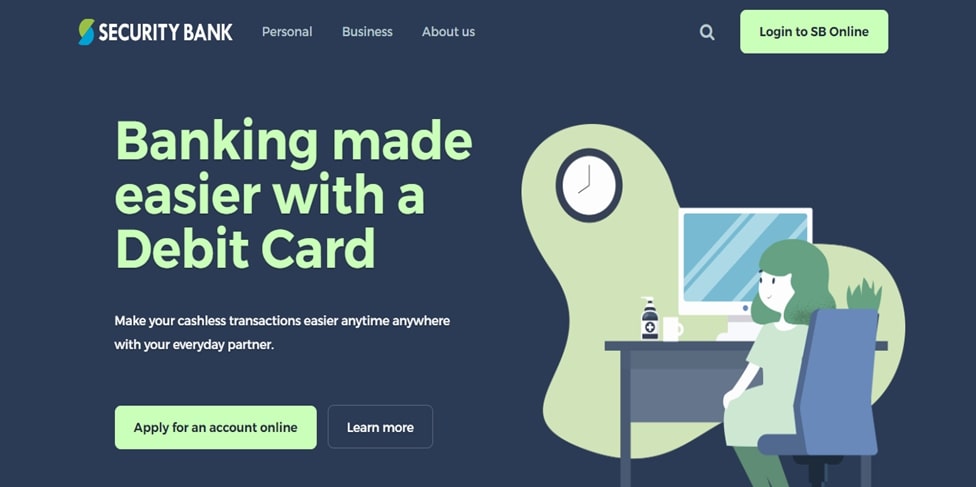 Security Bank Homepage