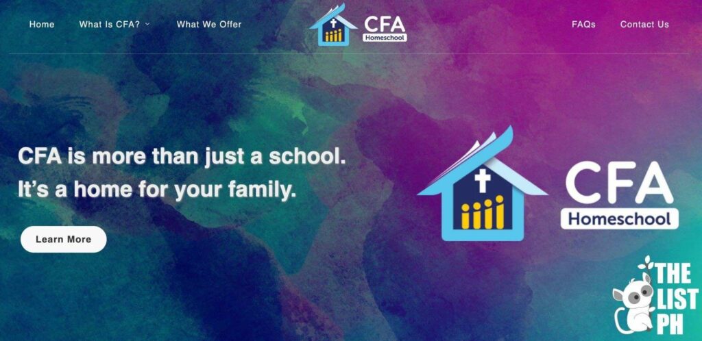 CFA Homeschool Homepage