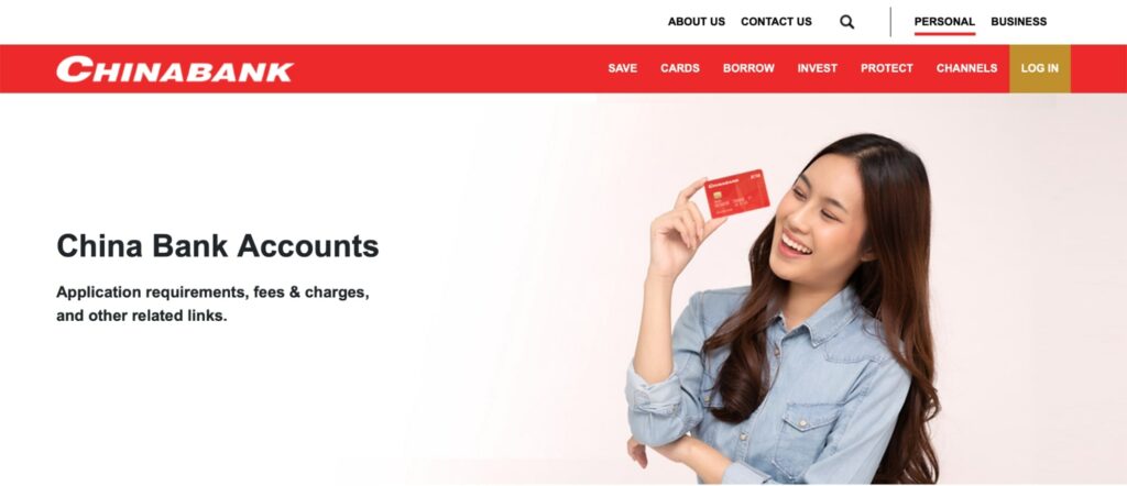 Chinabank ChinaCheck Plus Homepage