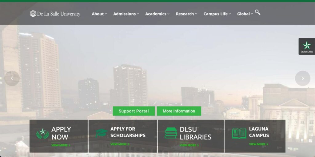 De La Salle University Homepage