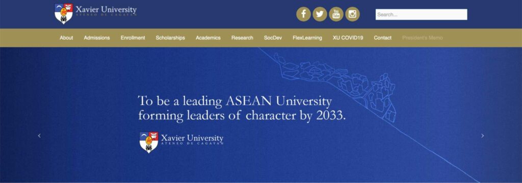 Xavier University – Cagayan De Oro Homepage