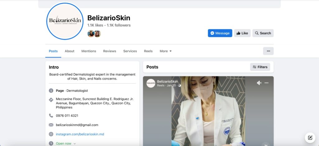 BelizarioSkin MD Homepage
