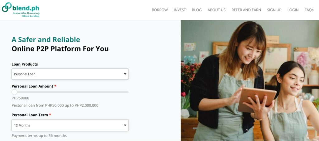 Blend PH Homepage