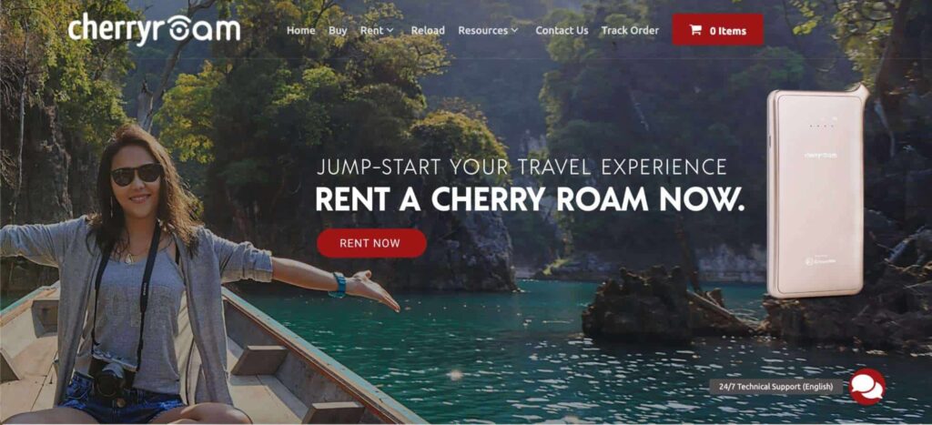 Cherry Roam Homepage