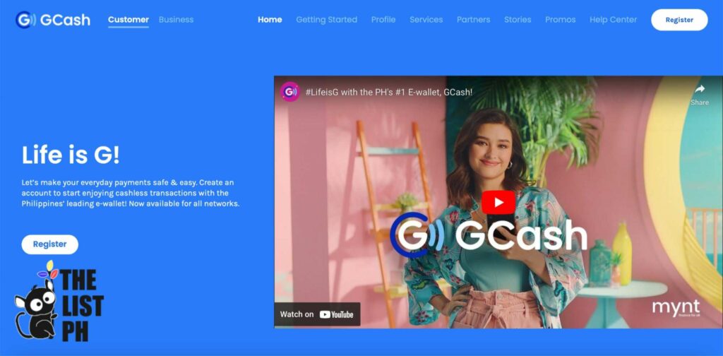 Gcash Homepage