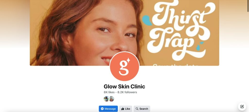 Glow Skin Clinic Homepage