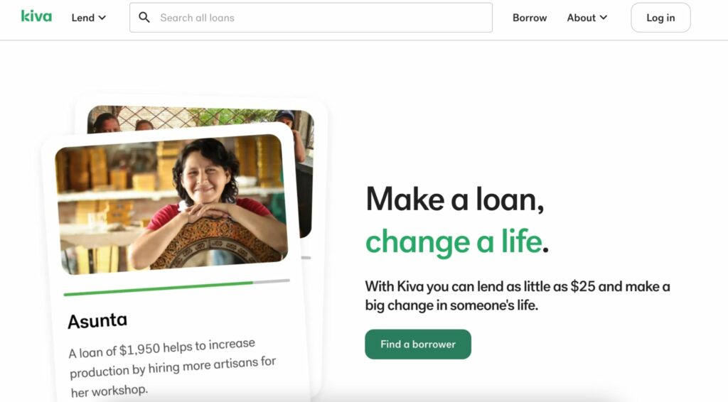 Kiva Philippines Homepage