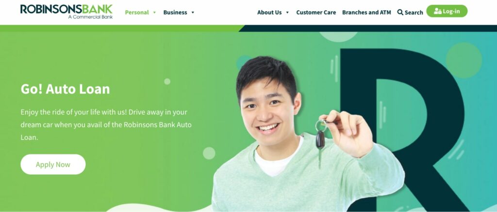 Robinsons Bank Homepage