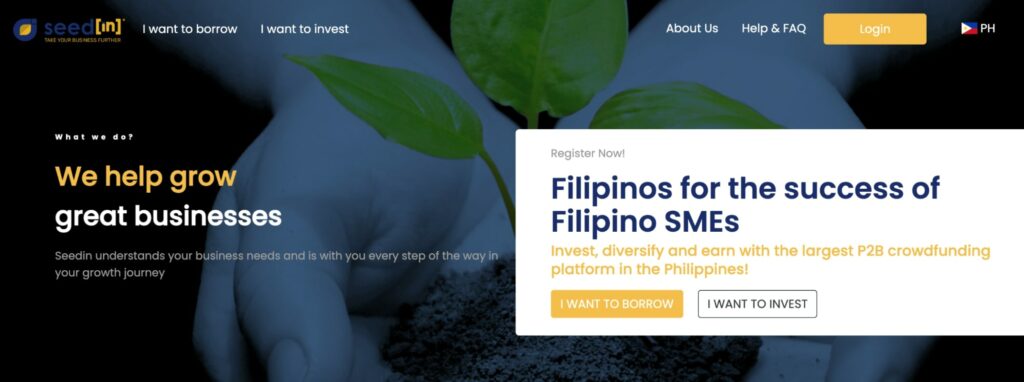 SeedIn Homepage