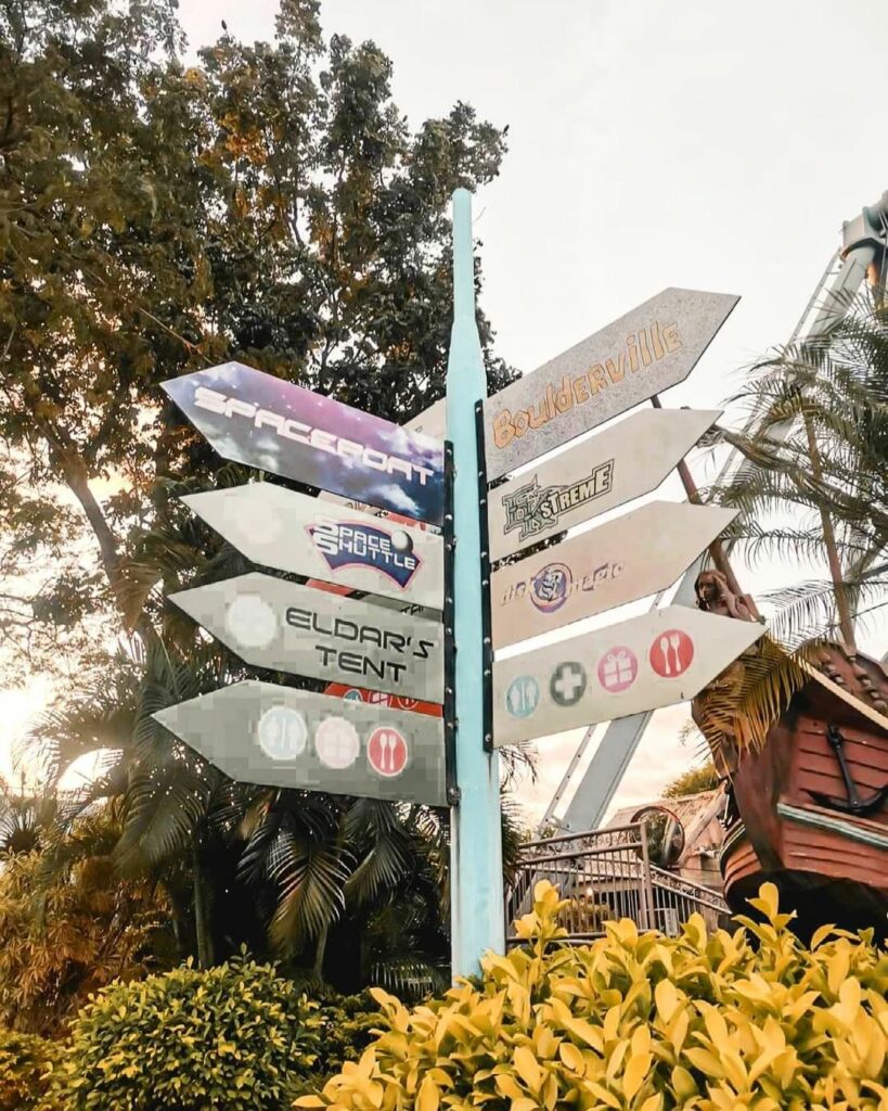 Eating and shopping at Enchanted Kingdom