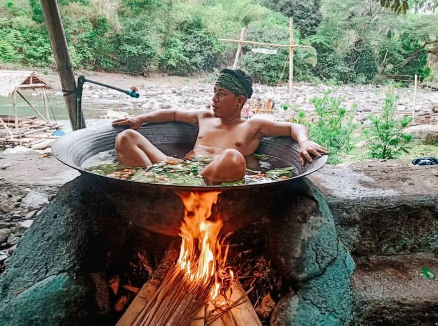 Experience utmost relaxation as you dip in a kawa