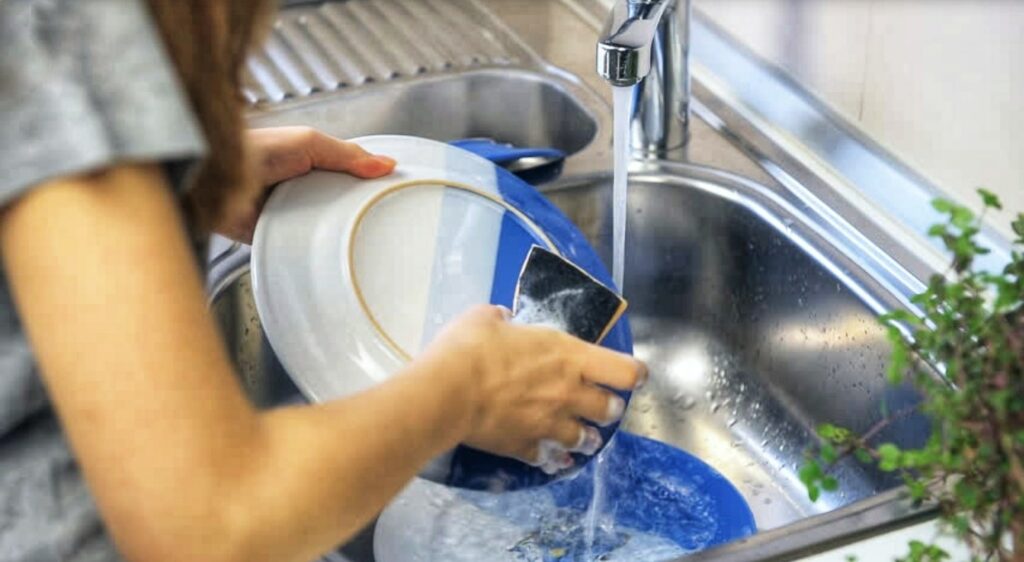 Offering help to do household chores