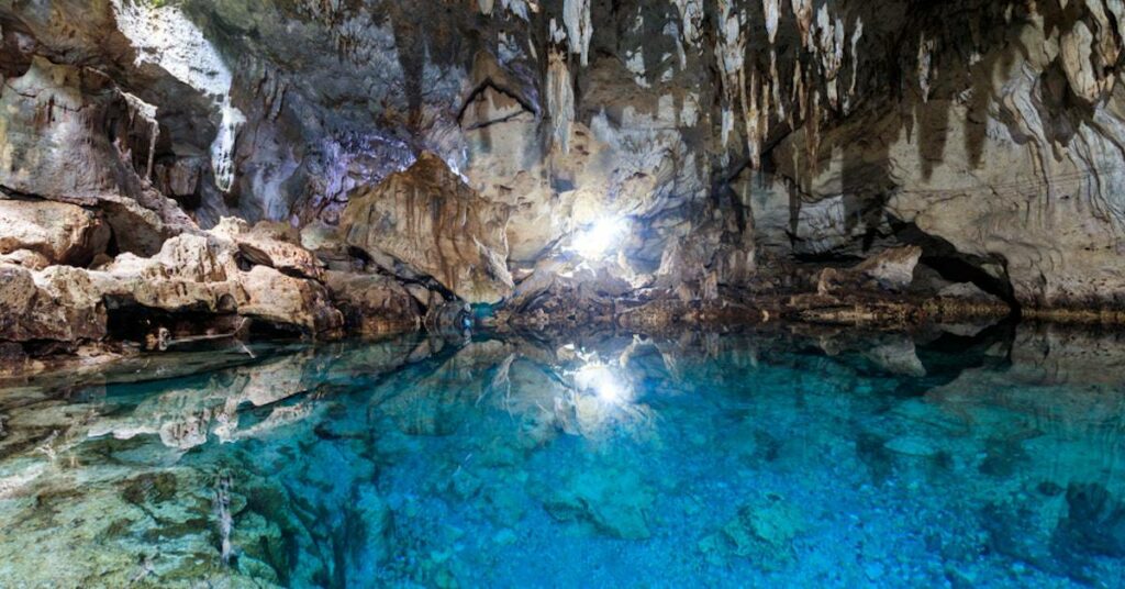 Check out the Hinagdanan Cave in Dauis