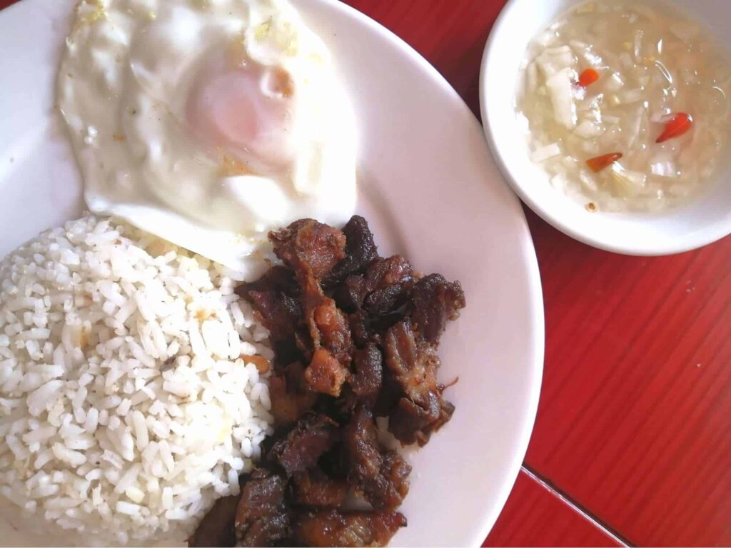 Try the food in Hidden Tapsihan in Kawit
