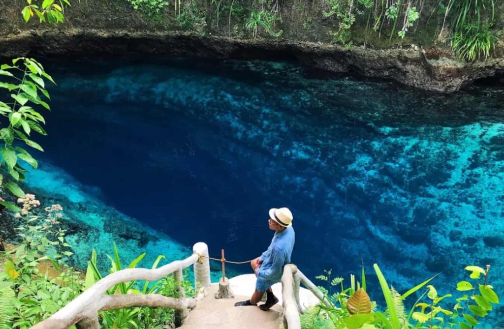 Visit Enchanted River at Surigao del Sur