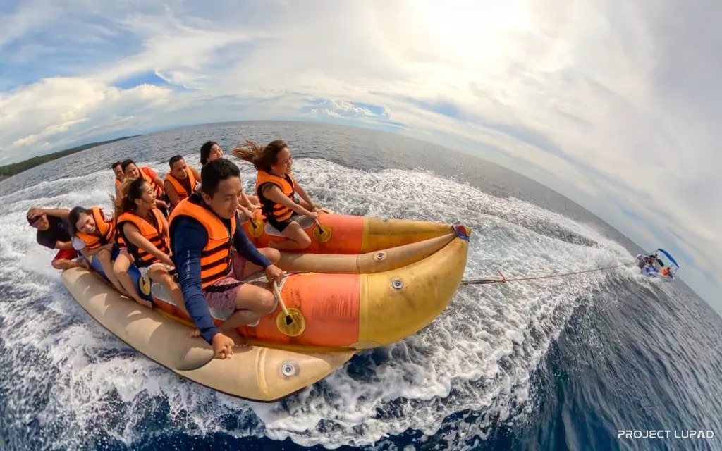 Banana Boat Ride – Blue Sands Beach Resort, Initao