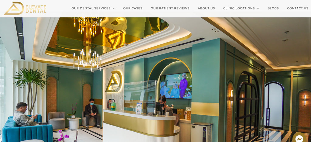 Elevate Dental Homepage