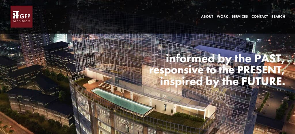 GFP Architects Homepage