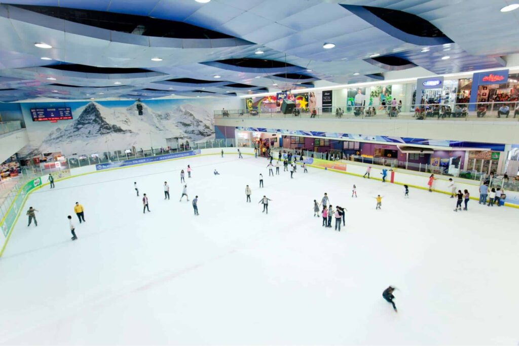 Go ice skating at SM MOA International Skating Rink