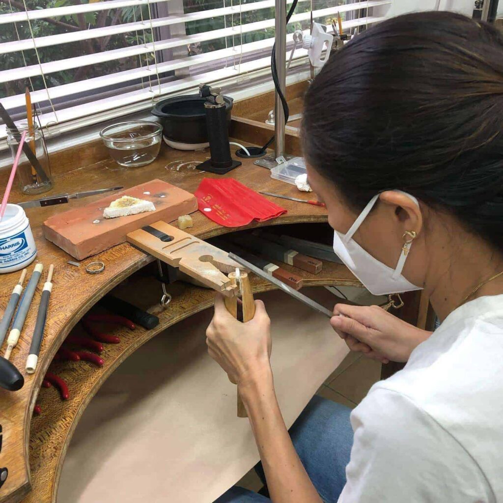 Learn to make jewelry and metalsmith at Metals & Gems Jewelry Studio