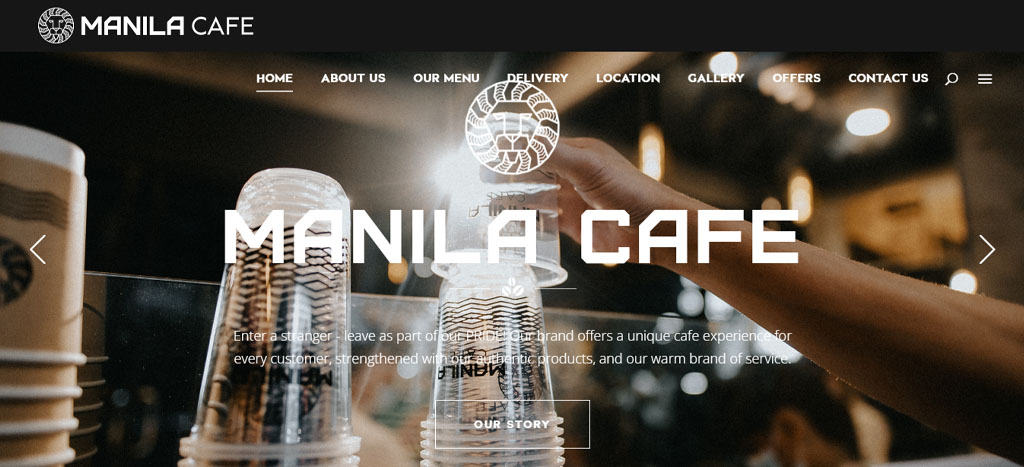 Manila Cafe Homepage