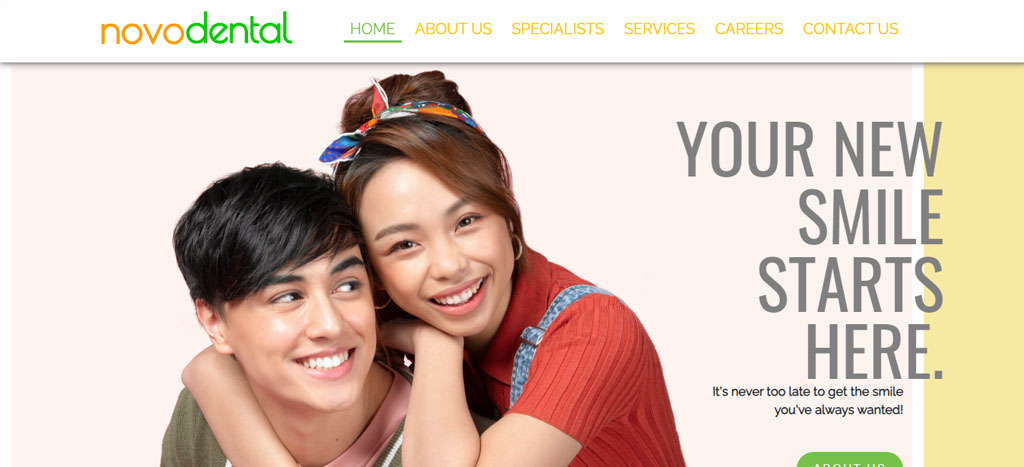 Novodental Homepage