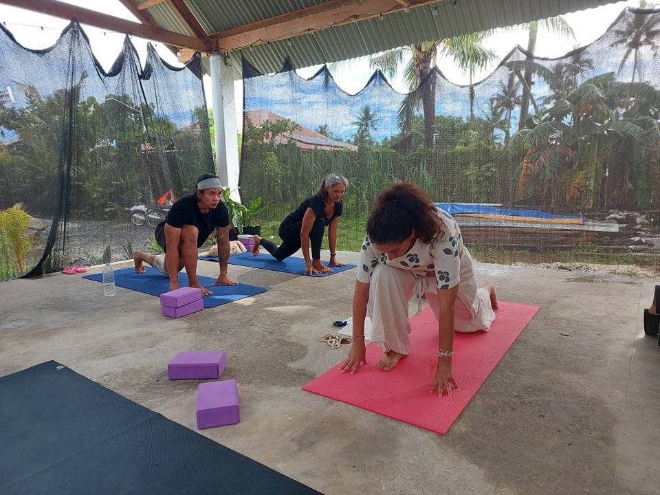 Stretch and learn yoga in Bodhi Yoga Center