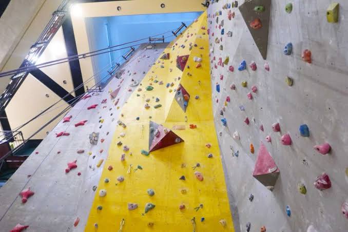 Climb Walls in Power Up Climbing Gyms