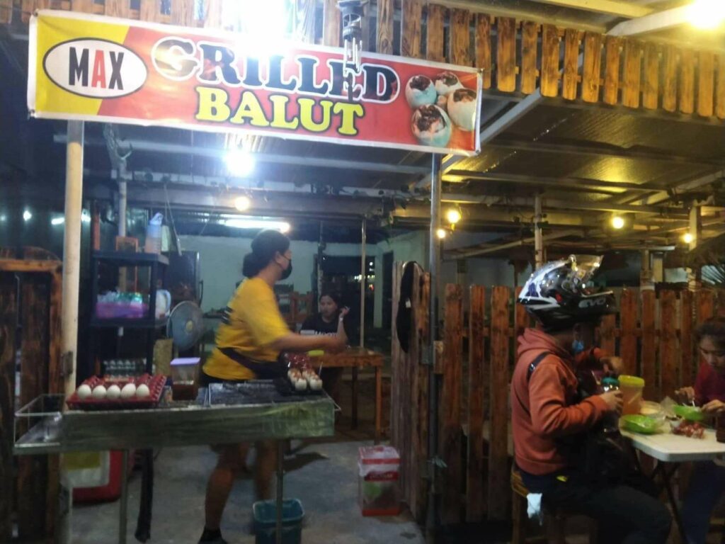 Eat grilled balut at MAX Grilled Balut