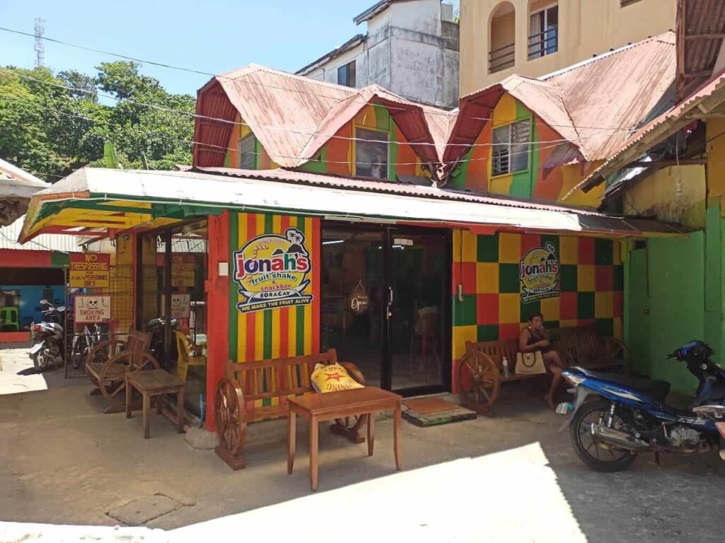 Enjoy a refreshing fruit shake at Jonah's Fruit Shake & Snack Bar