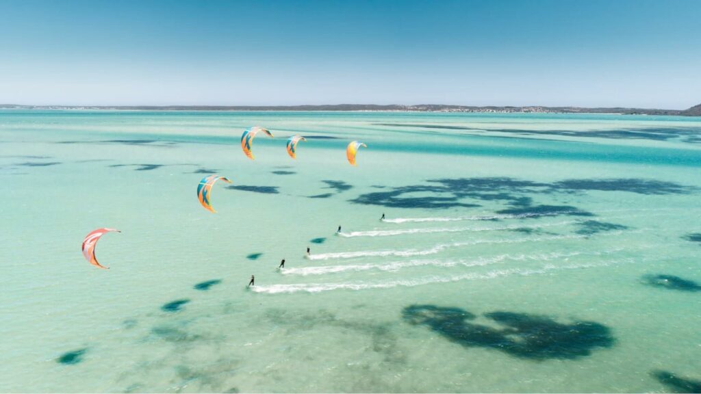 Enjoy kite surfing at Bolabog Beach, Boracay