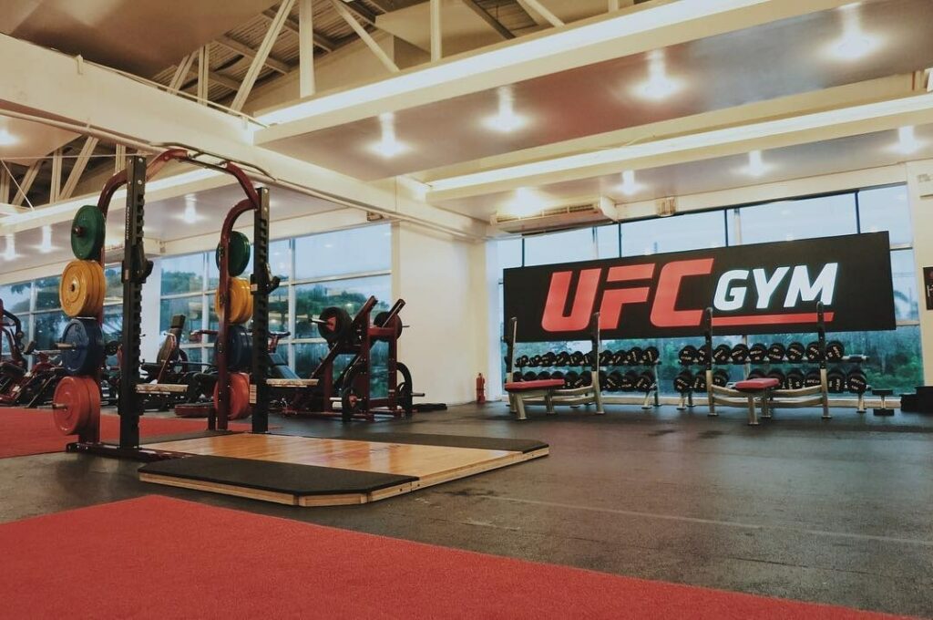Exercise or have a workout session at UFC GYM