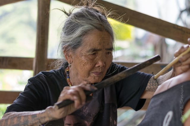 Get a tattoo from artist Apo Whang Od